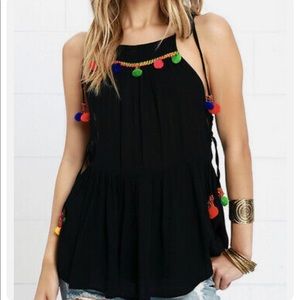 NWT Raga Sun and Fun pom pom top style R1765